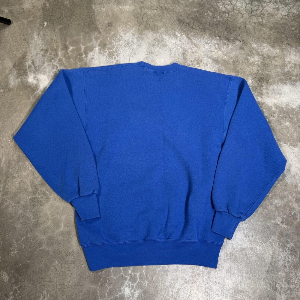 Vintage St Louis Rams Sweatshirt Mens Medium Blue NFL Football Super Bowl Champs - Picture 4 of 5